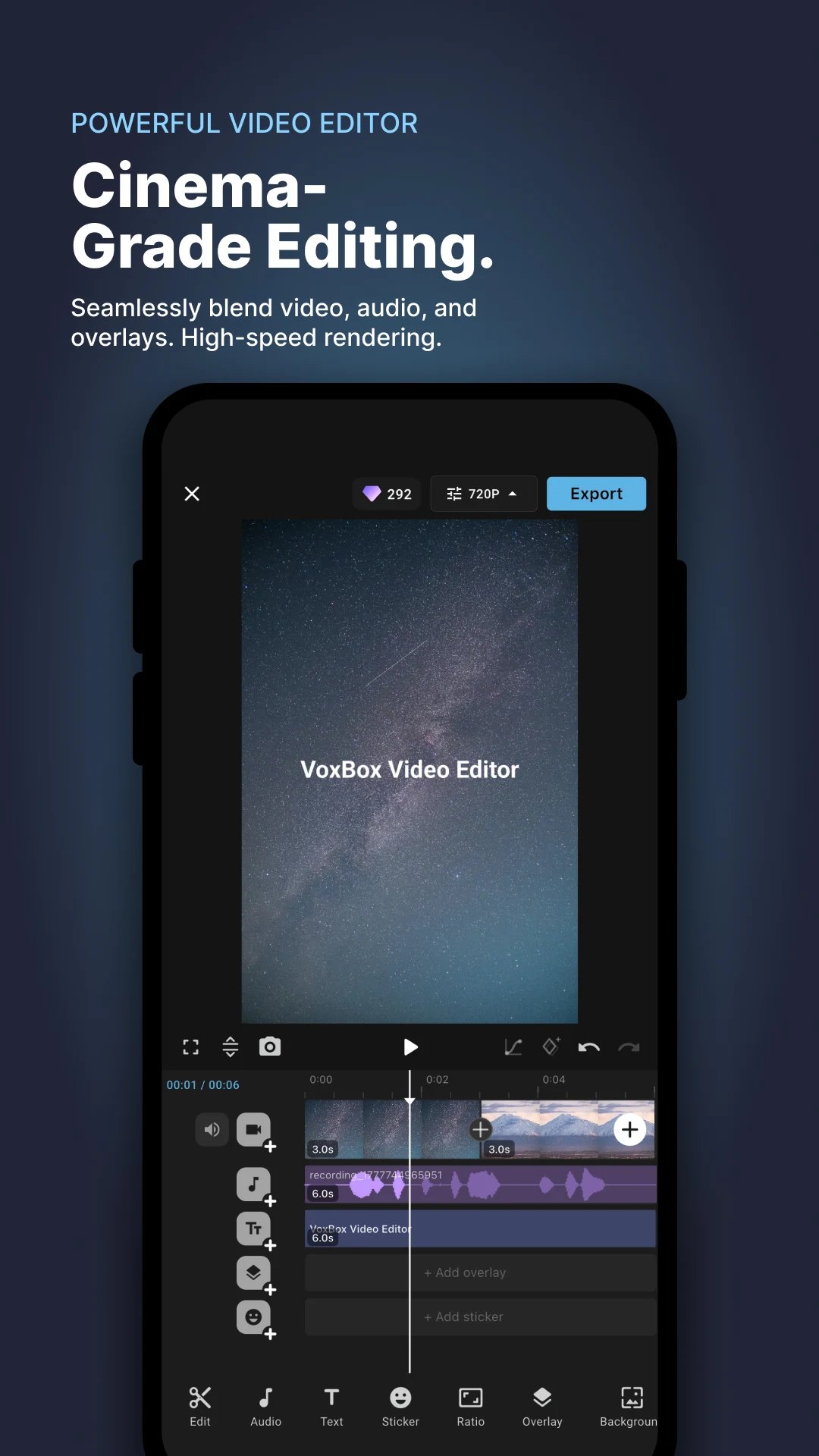 VoxBox AI Video & Audio Editor screenshot